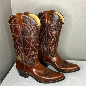 Durango Brown Leather Boots Size 9.5B
